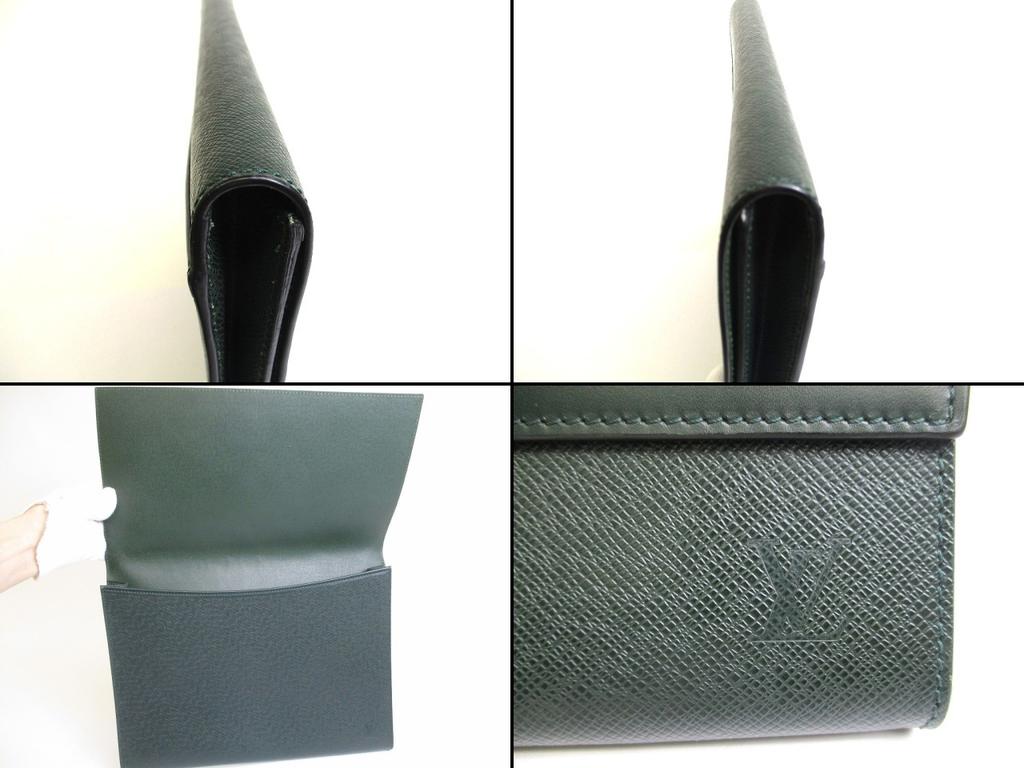 Authentic LOUIS VUITTON Taiga Episea Leather Clutch Bag Document Case A4 #a642  Refurbished