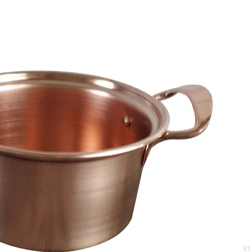 Olla de cobre de calentamiento rápido, práctica y multiusos para cocinar ramen en casa, ideal para fideos