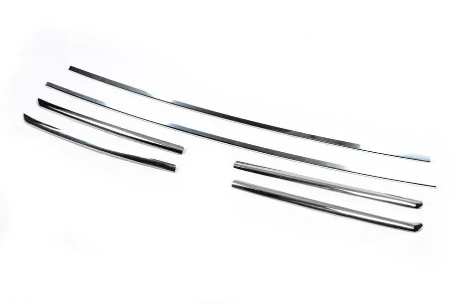 Overlays for a Radiator Grille 2006-2014 (6 Pcs, Stainless Steel) for Fiat Ducato