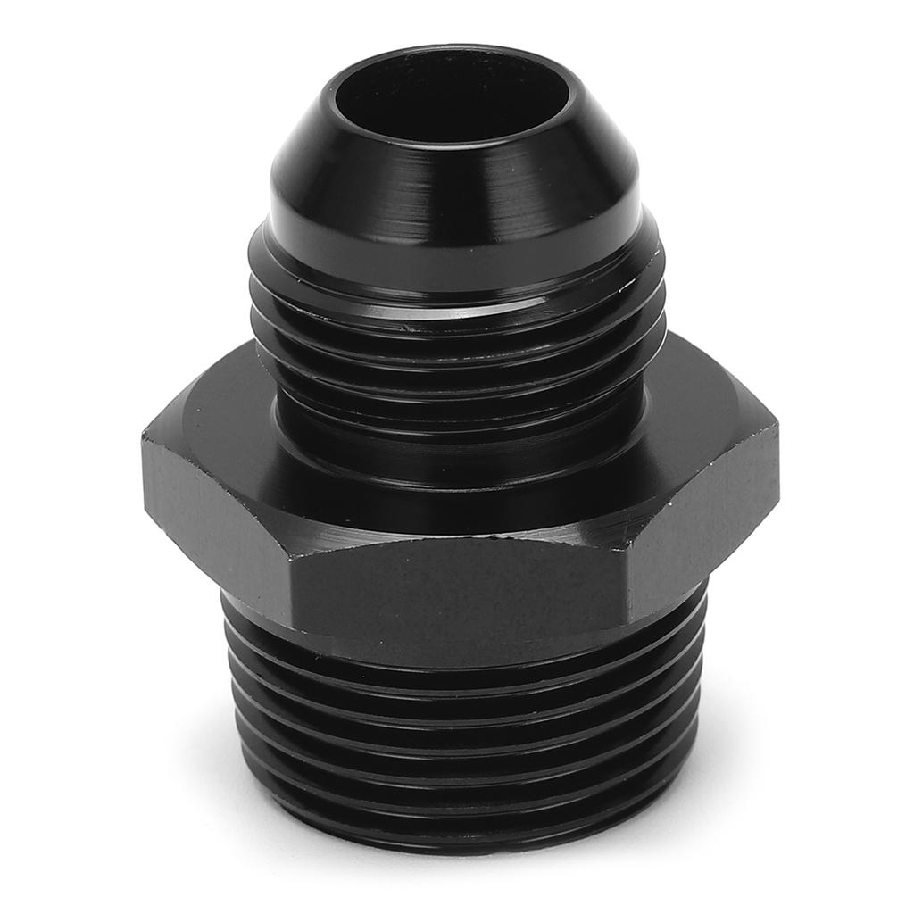 Fuel Pipe Straight Adapter 10 AN To 3 4 NPT Hose Fitting 6061‑T6 Aluminum Black Anodized