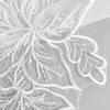 White Organza Bead Embroidery Flower Applique Decorative Dress Dress Wedding Accessories Cloth Sticker Accessories