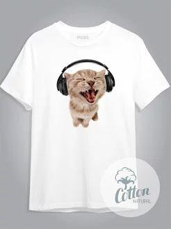 White Meme Cat T-shirt 2XL
