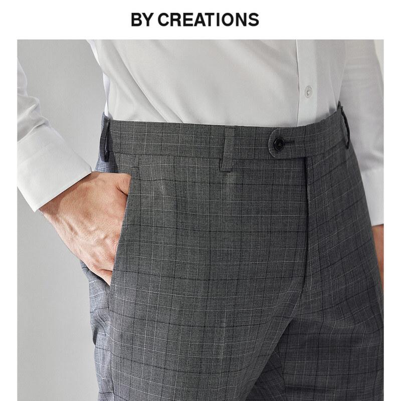 

By Creations Men s Pure Australian Wool Slim-Fit Business Trousers 52