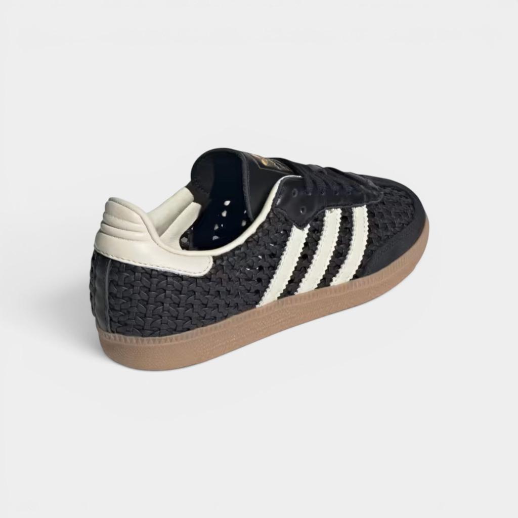 adidas Samba OG Basketweave Black Cream White (Women's)