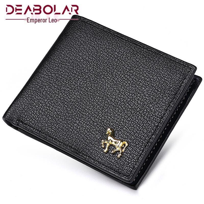 2022 Men s Leather Tri-fold Wallet - Korean Style Business Multi-functional Money Clip