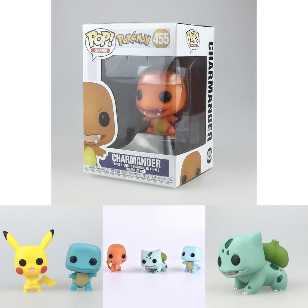 Funko Pop Pokemon Figurka Akcji Pikachu Bulbasaur Charmander Squirtle Kolekcjonerskie Zabawki dla Dzieci
