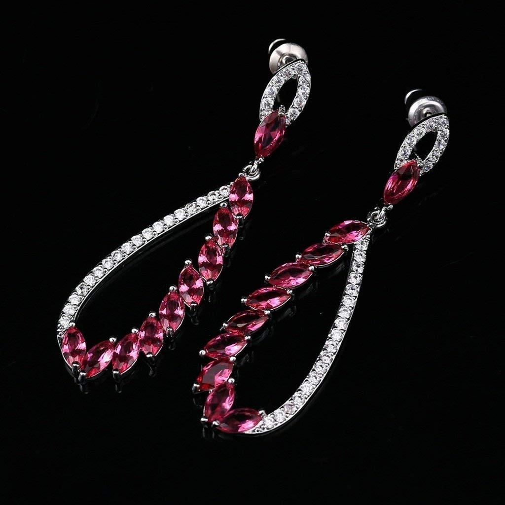 Jewellery Celebrity Inspired Crystal Studded Dangler Earings Earrings for Girls and Women