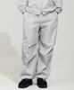 WACKY WILLY Basic Synthetic Parachute Pants Light Gray