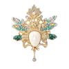 Broche Épinglette Aile Vintage en Alliage de Zinc Résistant à la Corrosion Accessoire Élégant pour Femmes Accessoires Déclaration