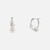 Eddy Hoop Earrings-white