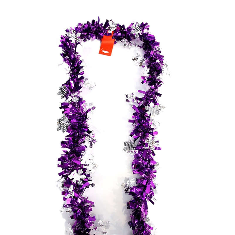 Christmas Tinsel Birthday Scene Layout Party Supplies Snowflake Garlands 2PC Wedding Decor