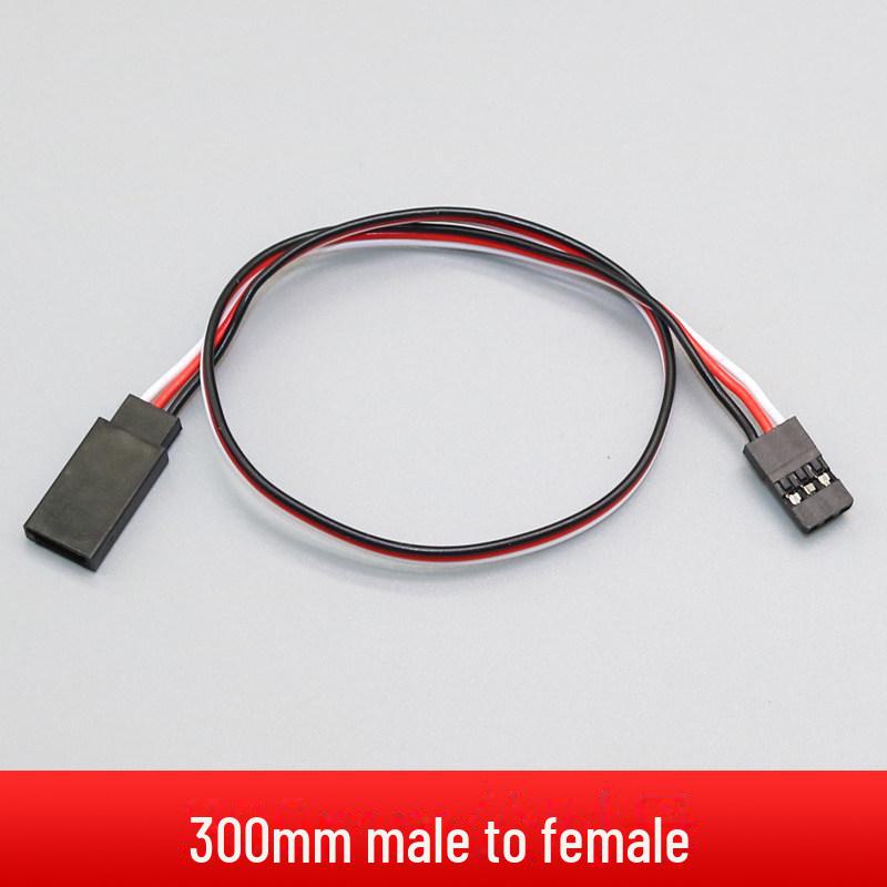 "30-Core Servo Extension Cable for Model Cars and Aircraft, Male to Female, 150/200/300/500mm"