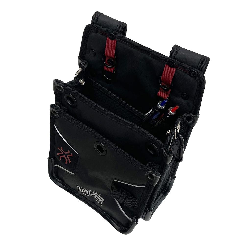 SK11 SPIDER Tobi Waist Reinforced with Stretch Interior 230mm W x 280mm H x 120mm D Pouch, Medium, Slim, Bottom, Pocket, (SPD-HG7-JY)