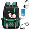 Spiel Yuanshen Impact Mädchen Schultasche Jugend Harajuku Laptop Rucksack Schwarzer Rucksack Hu Tao Rucksack
