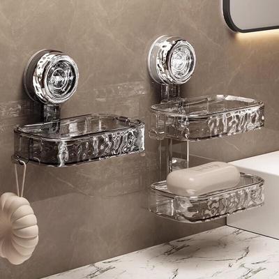 No-Drill Suction Cup Wall-Mounted Soap Dish