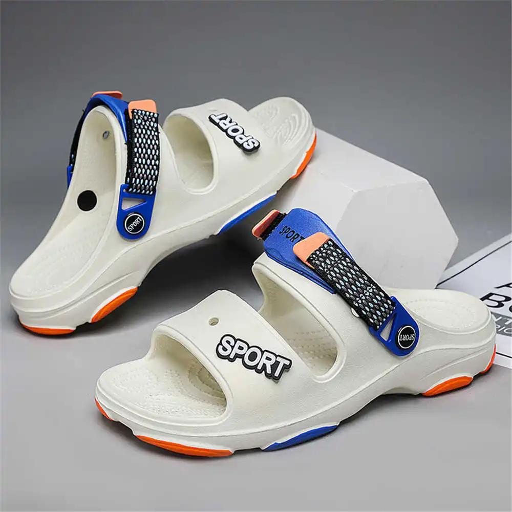 Extra Large Sizes Dark Blue Flip Flop Street Shoes Men Hawaiian Men's Sandals Sneakers Sports Training Super Deals Shose