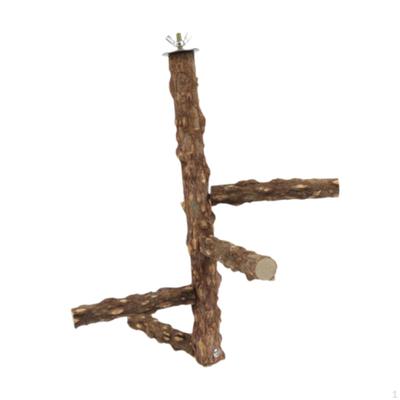Bird Perch Stand Birdcage Platform Lightweight Wood Parrot Play for Conures Cockatiels