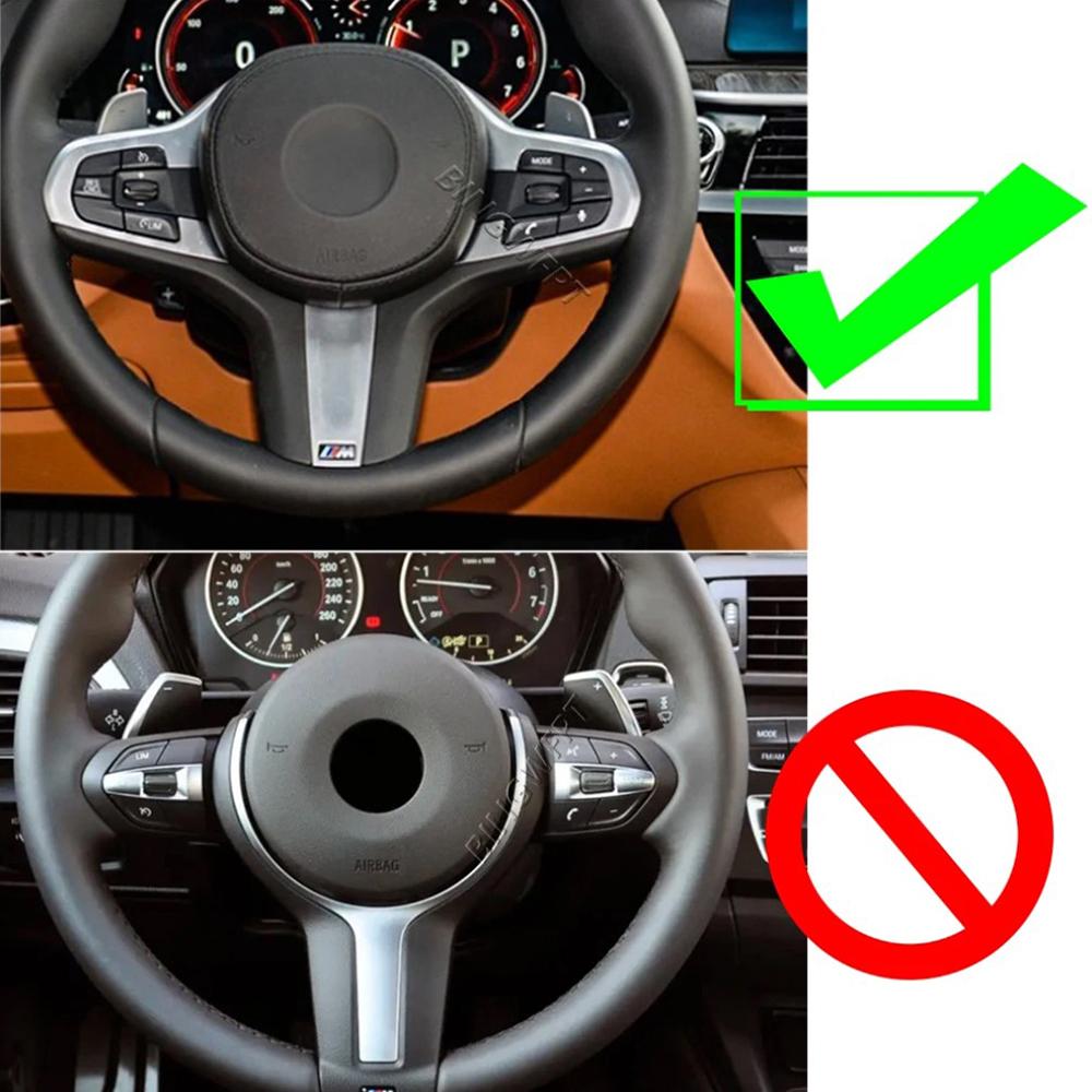 Left/Right Button For BMW 5 6 X3 X4 6GT Series G30 G38 G01 G02 G32 ABS Multi-function Steering Wheel Control Button Knob