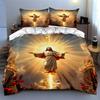 Radiant Divine Scene Bedding Duvet Cover Sets Duvet Covers Pillowcases Gifts (1 * Duvet Cover 2 * Pillowcases, Without Duvet Insert)