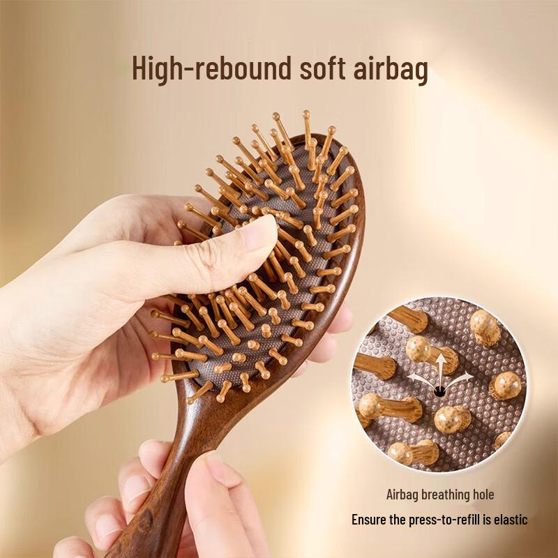 Sandalwood Air Cushion Massage Comb
