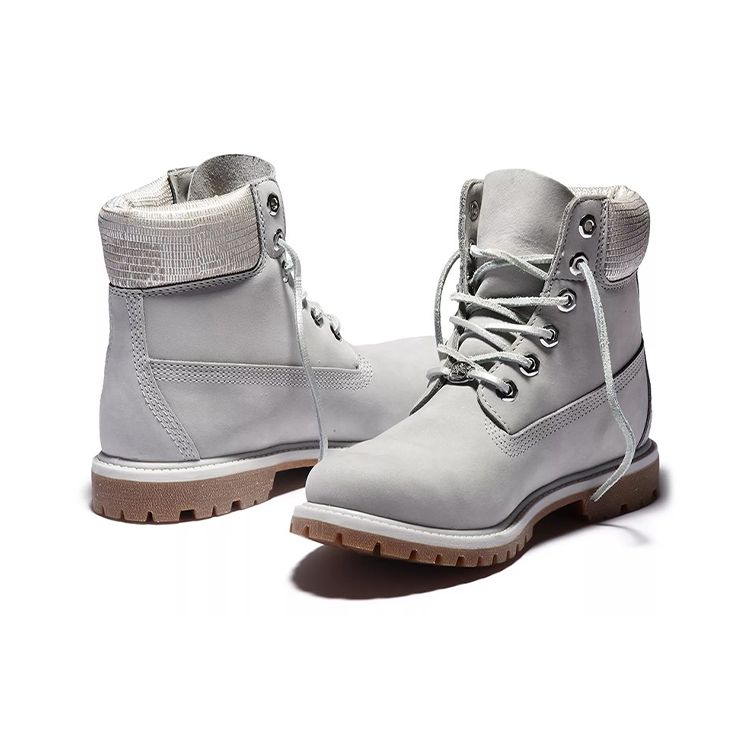 Timberland Premium Series Durable Height-Increasing Classic Short Outdoor Boots Women boots Gray A1UWF