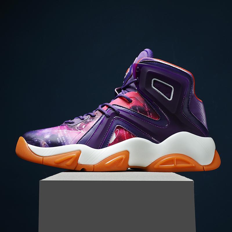 Ny herremote Basketballsko av høy kvalitet Pustende sportssko Tennissneakers