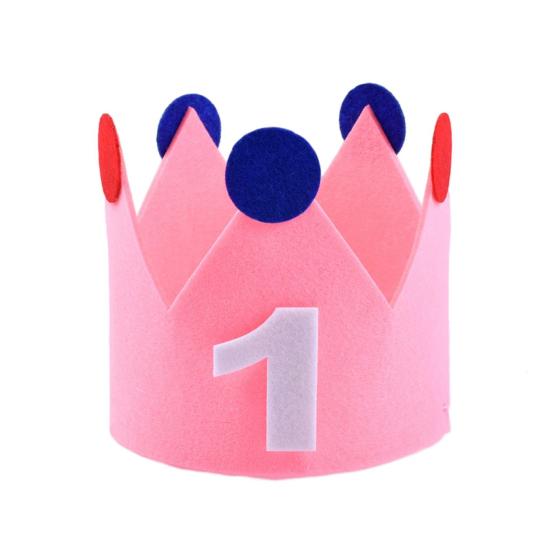 Narozeninová párty čepice Pohodlná velikost Ručně vyráběná koruna ve tvaru široké škály aplikací Okrasná párty dekorace Odolná proti opotřebení Dekorace na narozeninovou párty