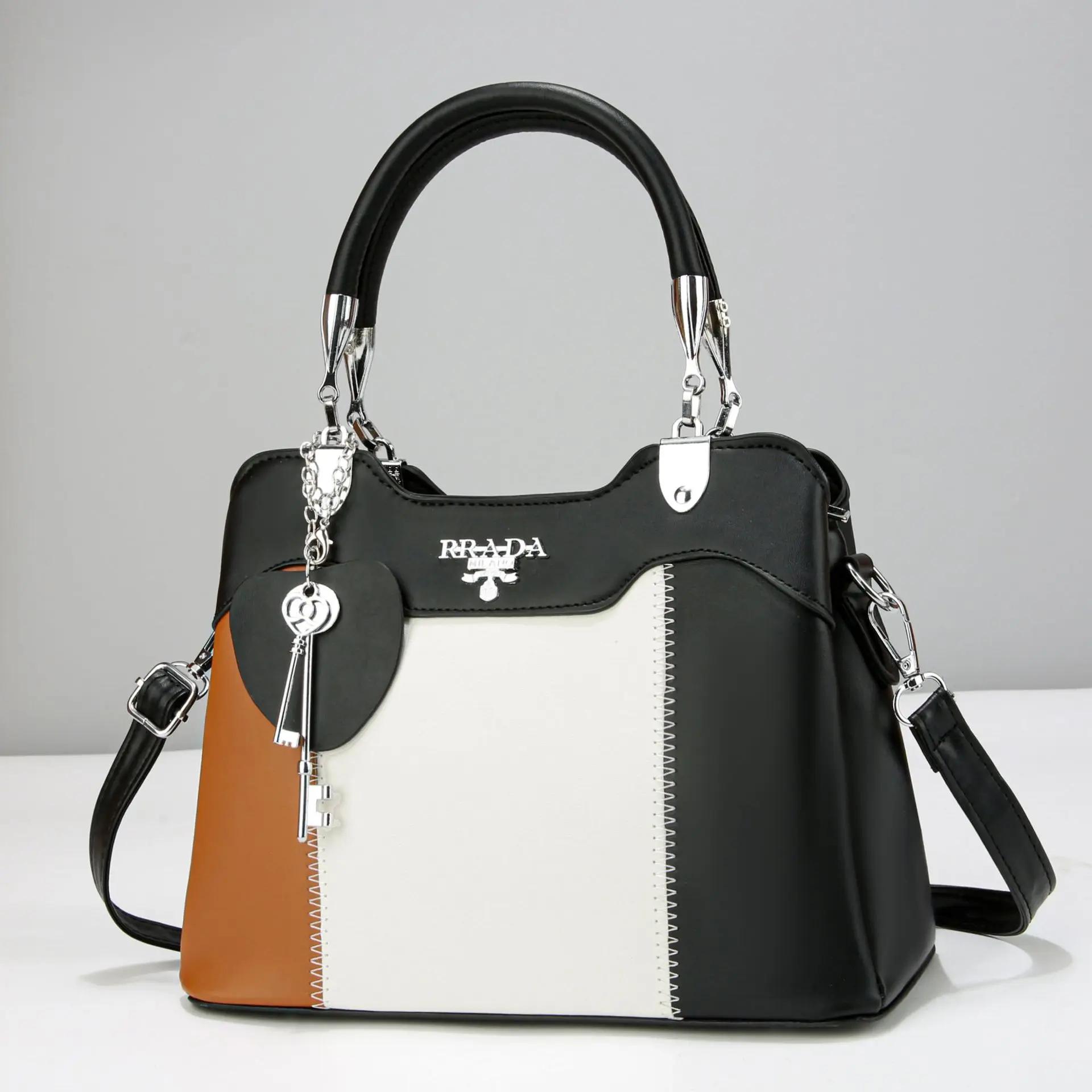 

Элегантные женские сумки из высококачественной кожи, женская сумка-тоут с верхней ручкой, большая вместимость, модная сумка через плечо