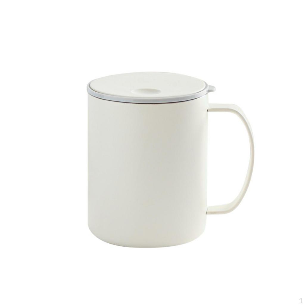 Stainless Steel Mug Matte with Lid DoubleWalled Bottle Locking for Commuters, Office