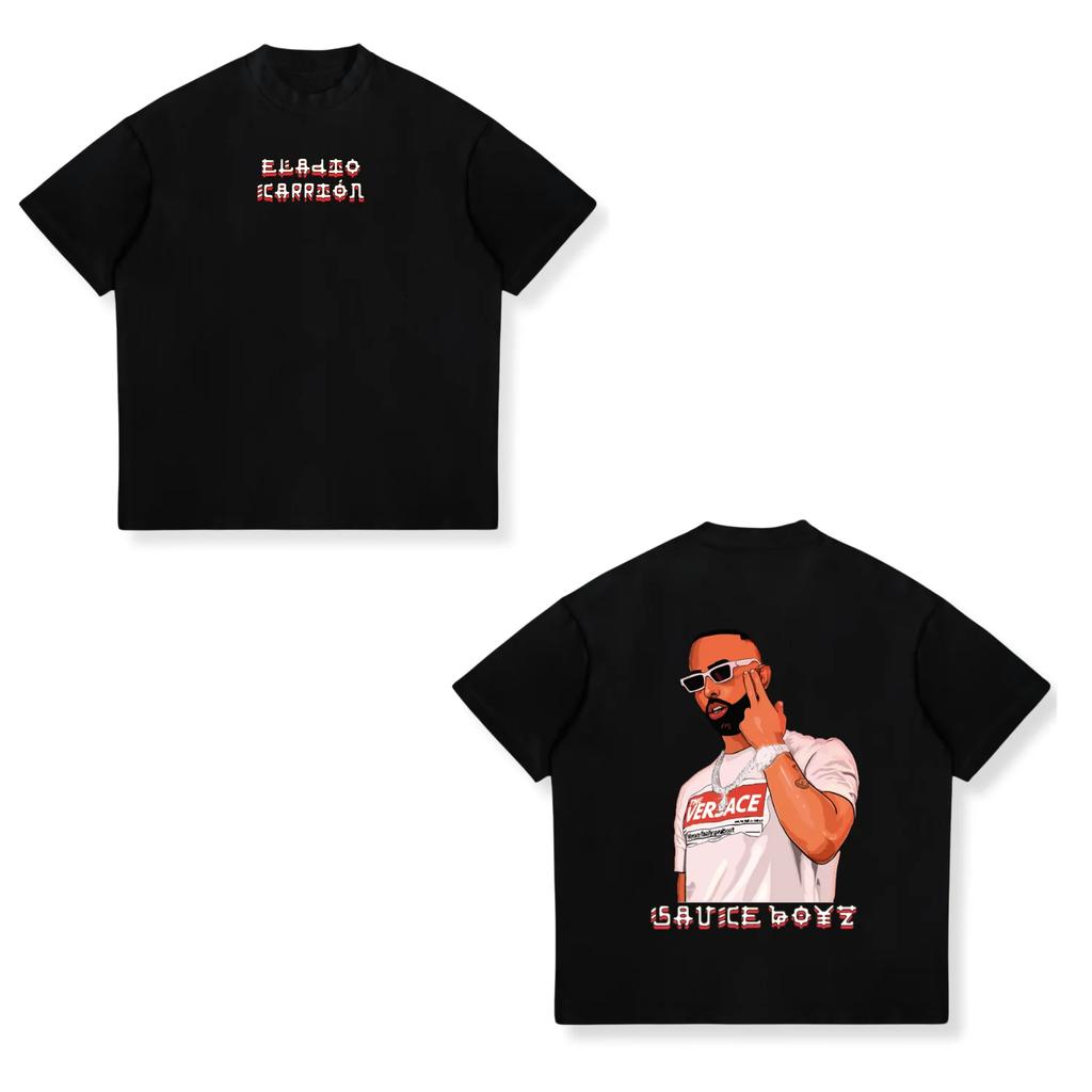 Eladio Carrion Sol Maria Tour 2024 Tshirt Unisex Clothes Fashion Hip Hop Oversized T Shirt Loose 100 Cotton Short Sleeve Tshirts