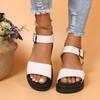 New Fashion Leisure Roman Women Sandals Light Flat Heels Summer Ladies Outdoor Shoes for Woman 2026 New Platform Sandal