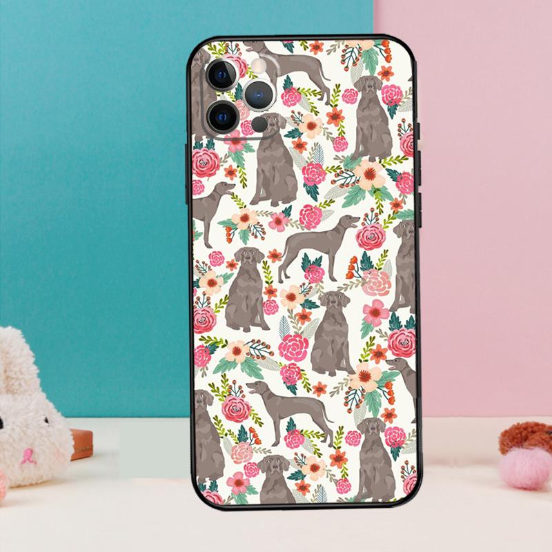 Weimaraner Dog Phone Case For iPhone 17 Air 16 15 14 13 12 11 Pro Max 12 13 Mini 15 16 Plus 16e Cover Coque
