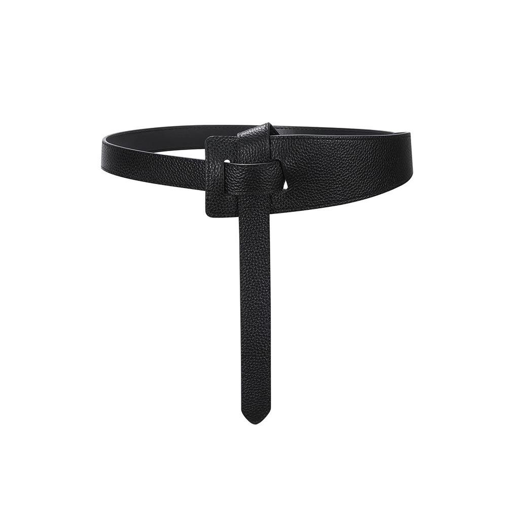 

Широкие дизайнерские ремни из искусственной кожи, кушаки, высококачественные ремни для платьев, женские чёрный