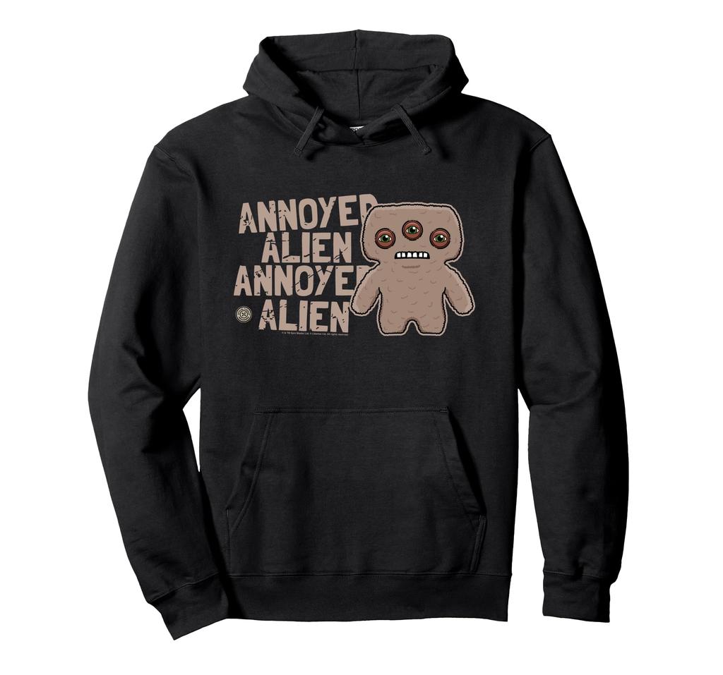 FUGGLER Brown Frustrated Alien Hoodie