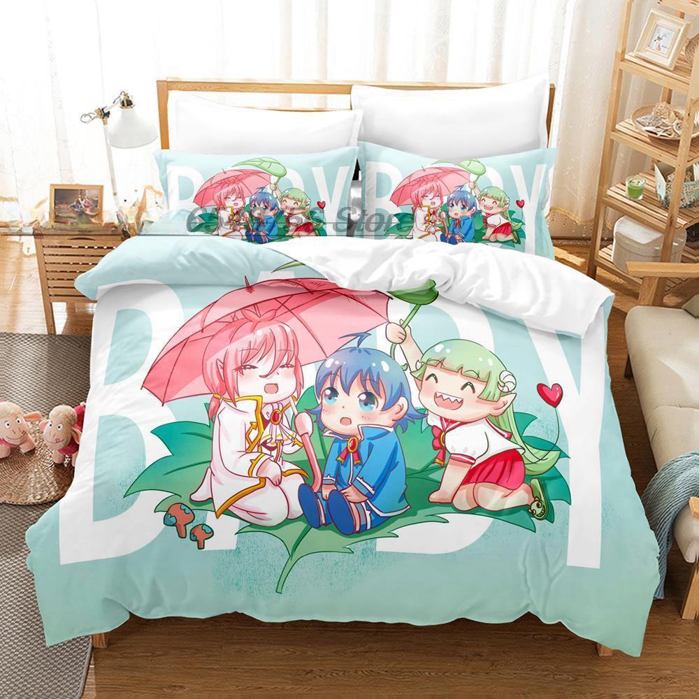 Anime Welcome To Demon School! Iruma-kun Bedding Set Single Twin Full Queen King Size Bed Set Adult Kid Bedroom Duvetcover Sets