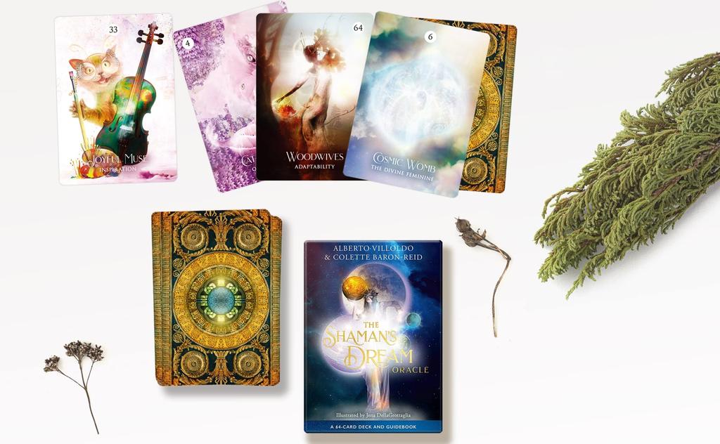 I.I.J Oracle Cards Shaman's Dream Oracle Japanese Edition Affirmation Fortune Telling with Japanese Instruction Manual