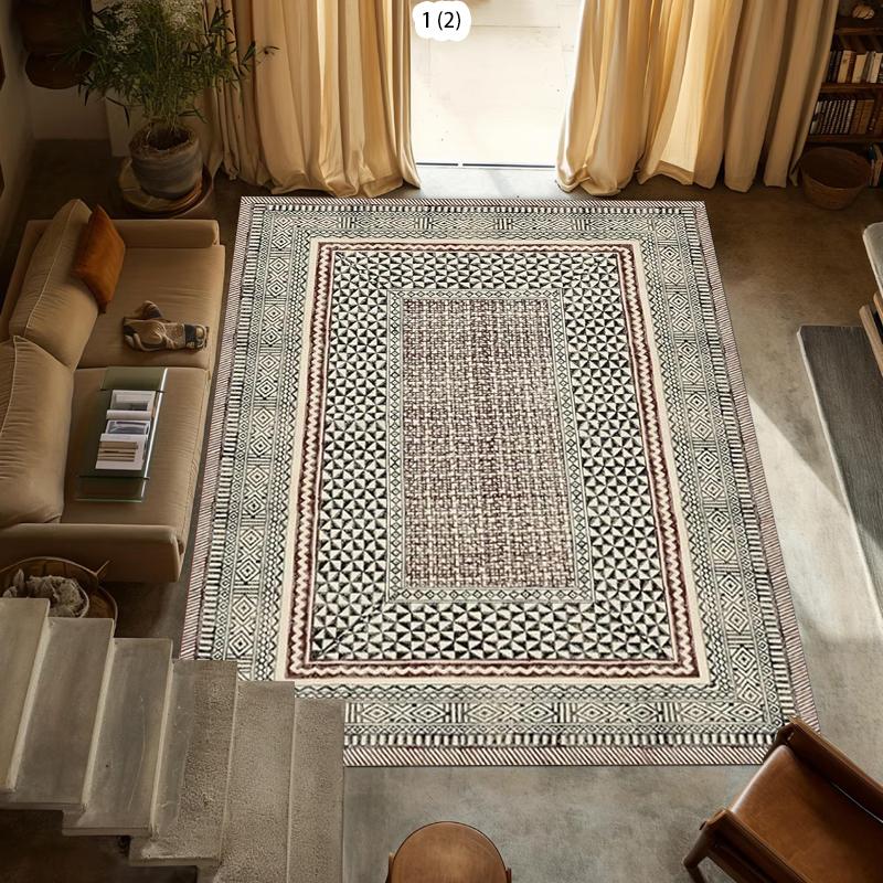 Modern Simple Carpet Geometric Pattern Anti Fouling Floor Mat Living Room Bedroom Dining Room Home Decoration  Rugs for Bedroom