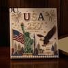 250th Anniversary Gift Pearl Painting Kit, USA DIY Art Bald Eagle Craft Kit Set, Patriotic Bead for Beginners Adults Relaxation