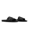 Gucci Womens Rubber GG Slide 'Black' (women's sizes) Black Slide Slippers 573922 JDR00 1000