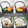 Halloween Gray Spider Web Car Trash Can with Lid Waterproof Leak Proof Car Trash Bag Car Garbage Can for Headrest SUV Truck