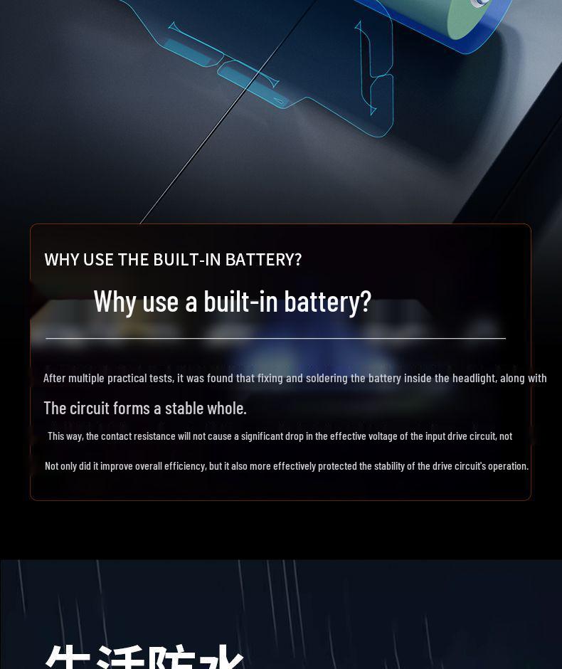 Rechargeable LED Headlamp: Super Bright, Long-Lasting Battery for Outdoor Night Fishing or Mining