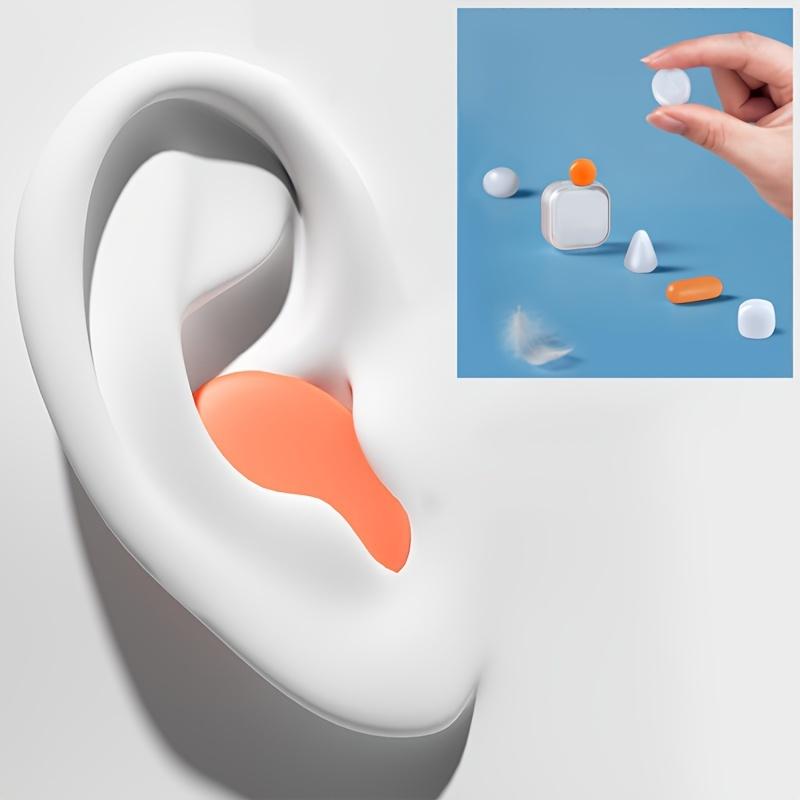 2pcs Moldable Silicone Putty Earplugs, Ear Plugs For Sleeping, Swimming, Waterproof, Travel, Commuting, Shapeable For Various Ear Sizes