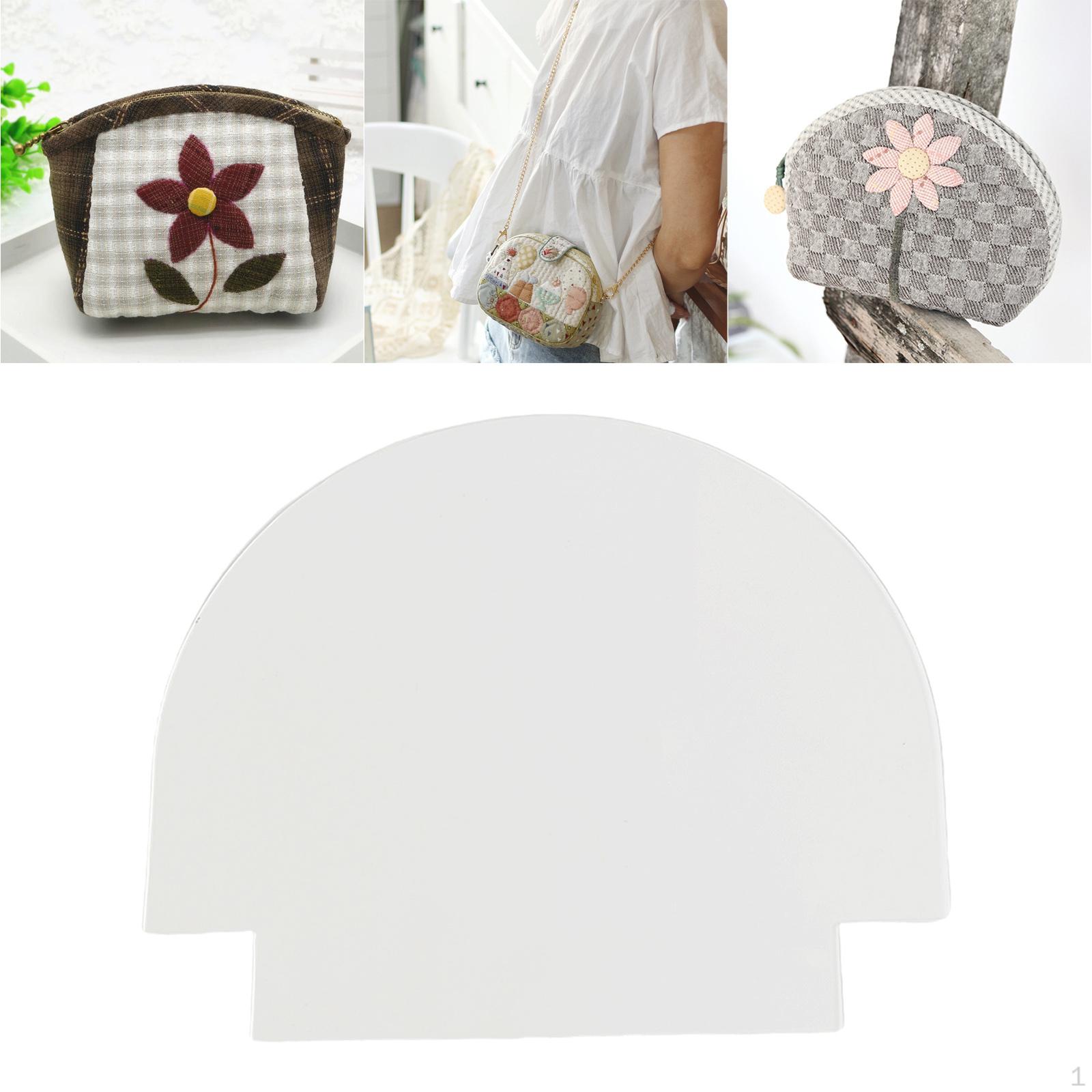 

Прозрачная линейка для пэчворка, трафарет для кошелька, шаблон для ручного творчества, для пошива сумочки или портняжной одежды. L