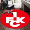 Personalized 1.FC Kaiserslautern Round Chair Office Rug - Perfect for Mat, Office Chair & More - Ideal Gift for Birthdays and Holidays