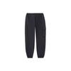 Li Ning Trend Series Fleece Lined Warm Loose Fit Cuffed Knit Sports Pants Men Bottoms Black AYKR749-1