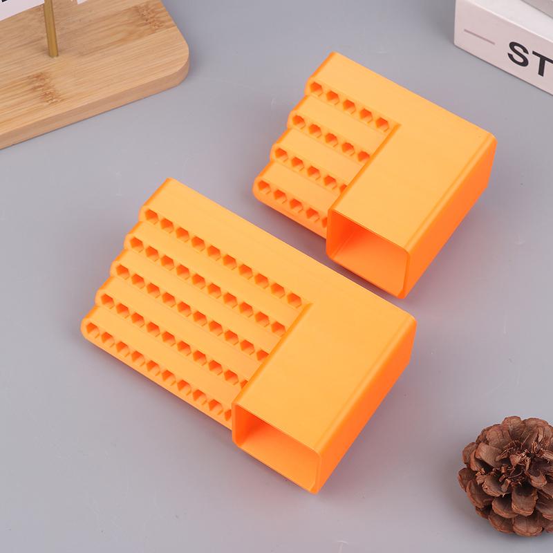 1Pc Drill Holder 20/50 Holes Bit Organiser Screwdriver Head Storage Toolbox Hole Board Screwdriver Stand Hex Shank Organiser