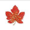 2024 Luxury Maple Leaf Brooch - Elegant Women's Coat Accessory & Corsage Pin