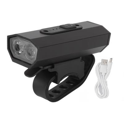 Fahrrad Licht Doppel Kopf 6 Licht Ebenen USB Aufladbare Aluminium Legierung LED Fahrrad