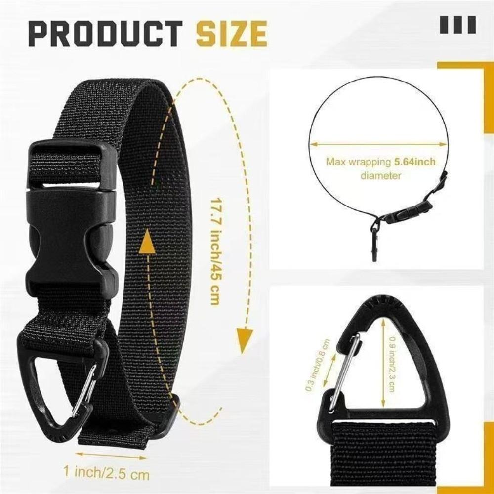 1/5PCS Quick Release Buckle Cord Hanger Nylon Hose Storage Strap Cable Organizer Strap  For Cables