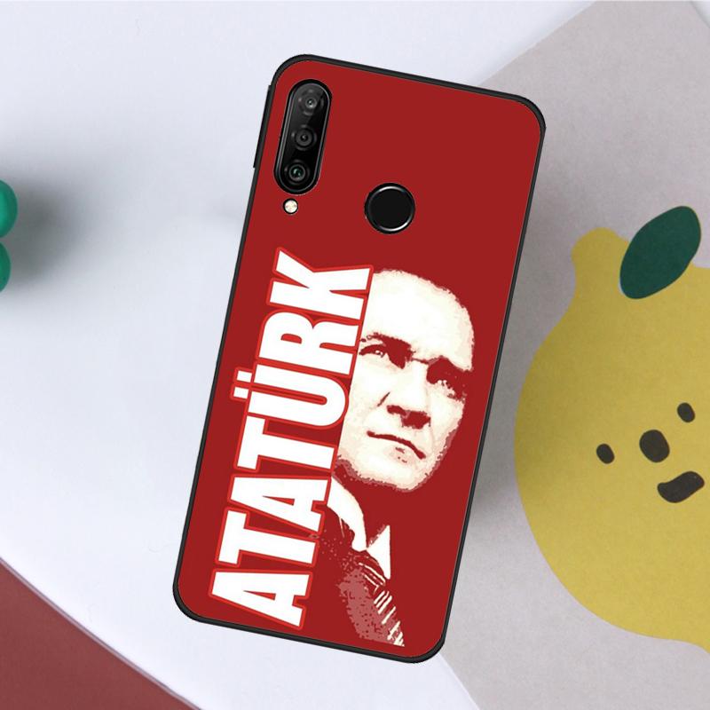 Turkish Ataturk Flag For Huawei Nova 5T 9 10 SE 11i 8i 7i 3i Nova Y70 Y60 Y61 Y90 P20 P40 Lite P60 P30 Pro Case